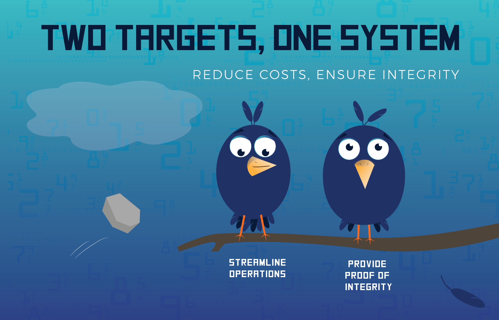 IMPROVE LOTTERY OPERATIONS, two targets, on system. Reduce costs, ensure integrity
